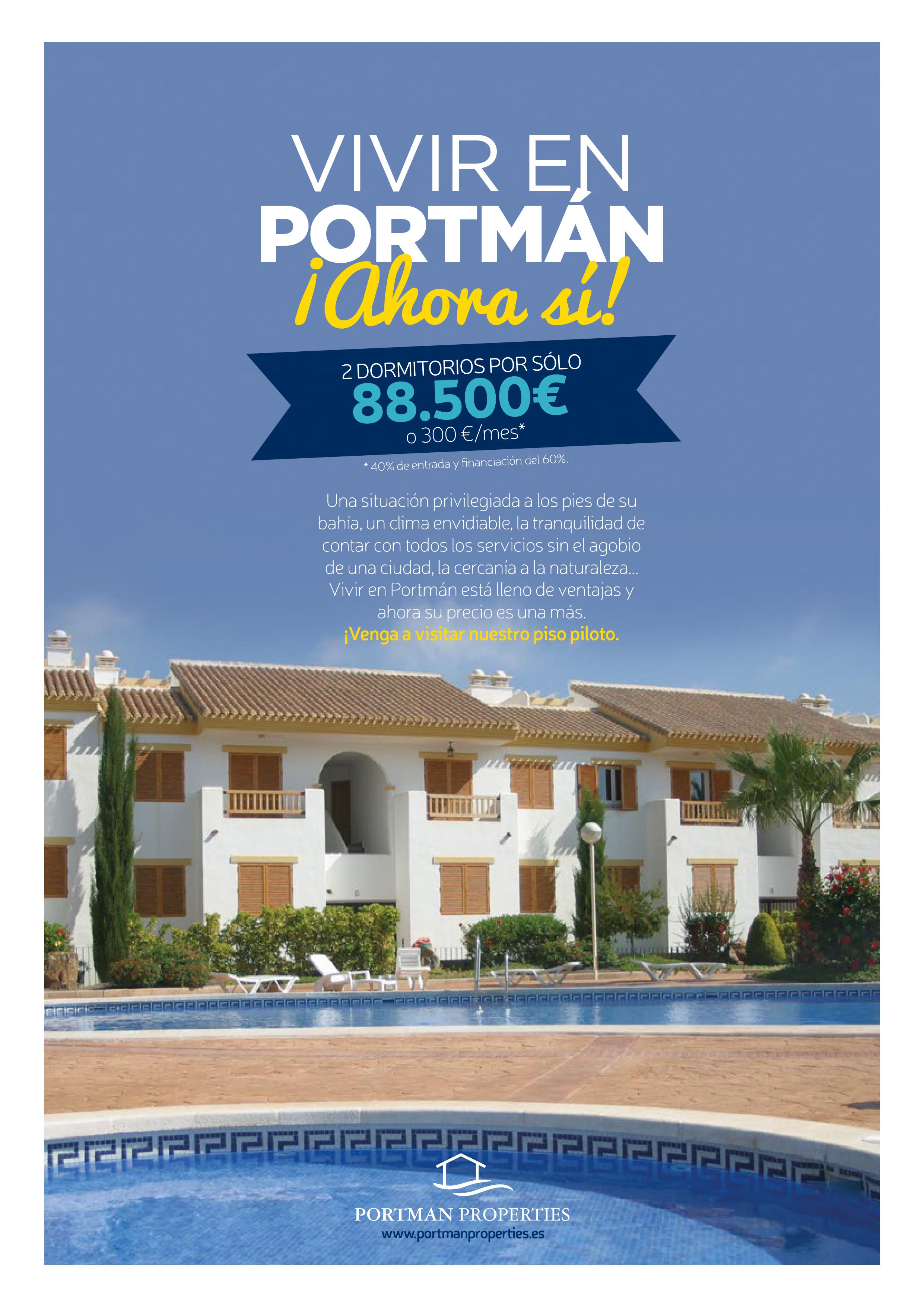 ¿QUIERES VERANEAR EN TU PROPIA CASA EN PORTMÁN?